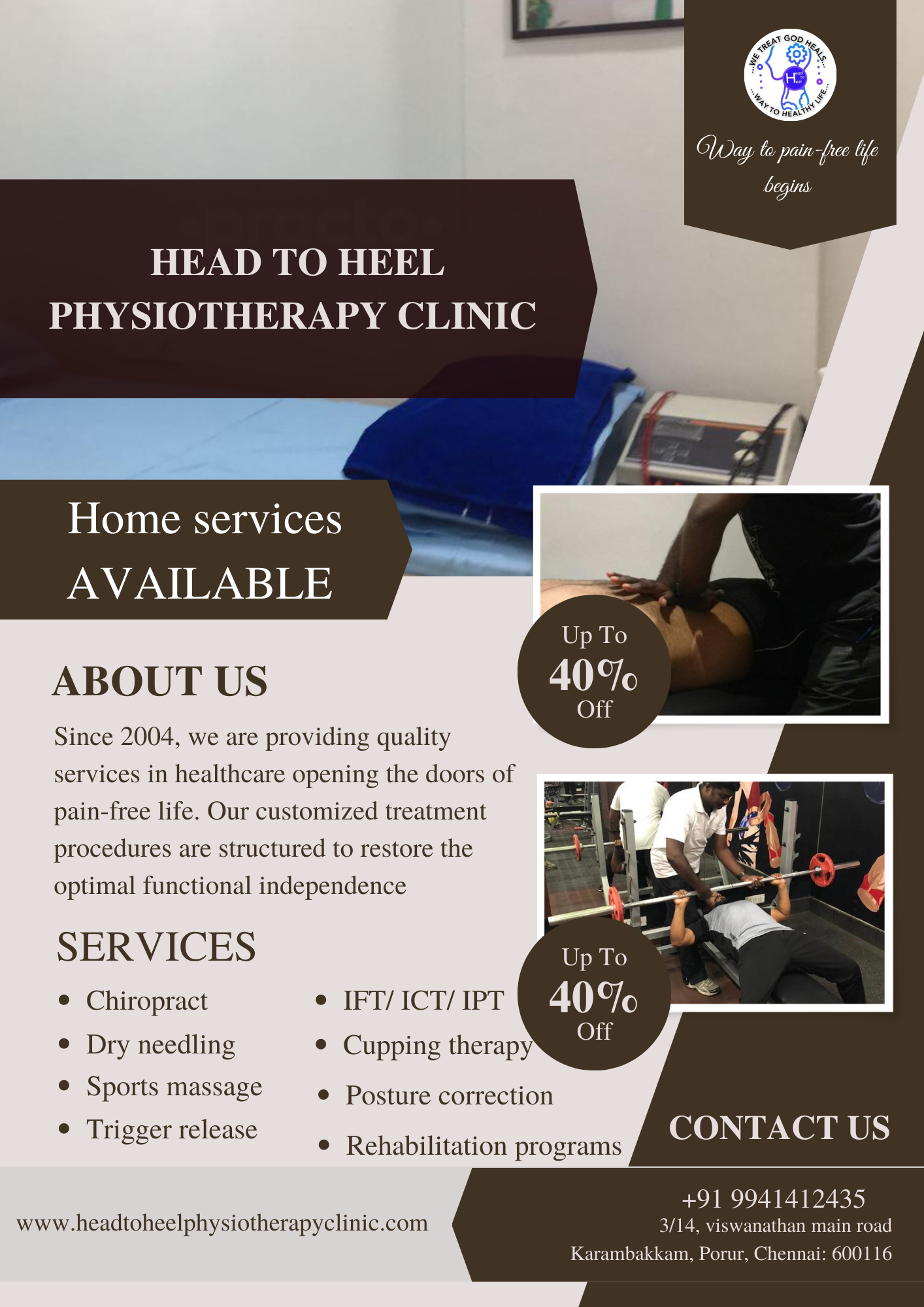 Head to Heel Physiotherapy Clinic  - 223